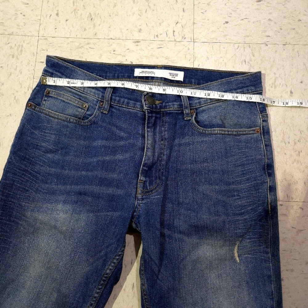 Burton | Blue Skinny Distressed Jeans - Picture 8 of 10